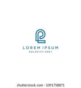 PL Logo Icon Vector Template