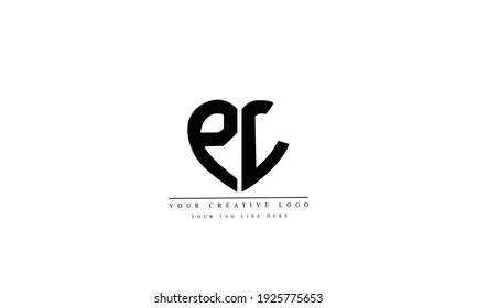 PL LP abstract vector logo monogram template