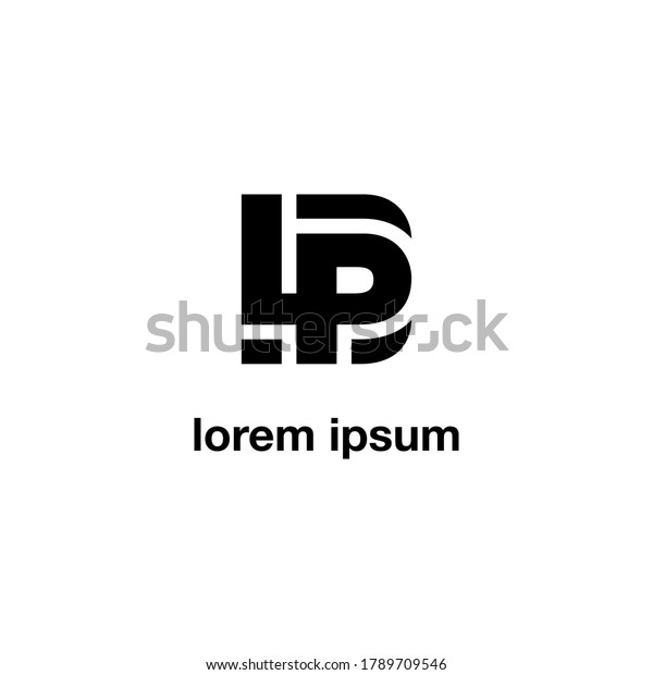 PL LP Letter base Logo, Monogram Design Vector\
typographic Concept. It may be a brand of business, company,\
factory, corporate, finance, educational institute, organization,\
technology, web, medical
