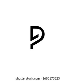 PL LP Letter Logo Design Vector Template