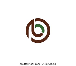 PL LP logo design vector template