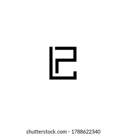 Elementos de la plantilla de diseño de iconos del logotipo PL LP