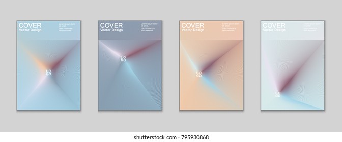 Placard templates set with abstract halftone lines rays, 80s memphis geometric style poster design elements. Retro art halftone vector illustration for banners, flyers, placards and party posters.