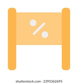 Placard Vector Flat Icon For Personal And Commercial Use.
