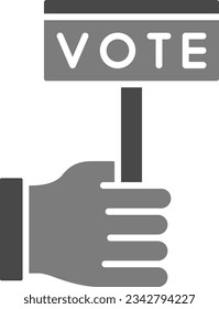 Placard vector icon. Can be used for printing, mobile and web applications.