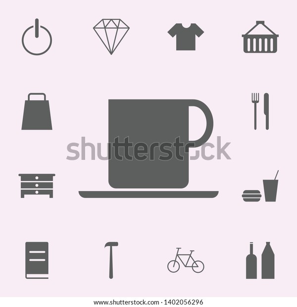 place cafe icon. signs of pins icons universal set\
for web and mobile
