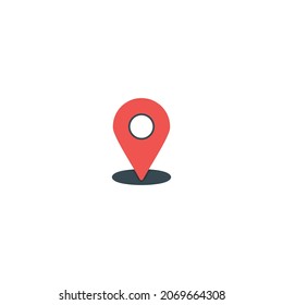 vector de icono plano del titular del lugar, icono de interfaz Web 