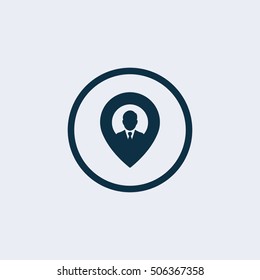 Place holder icon, Vector, Pin