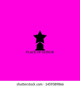 place of honor icon sign signifier vector