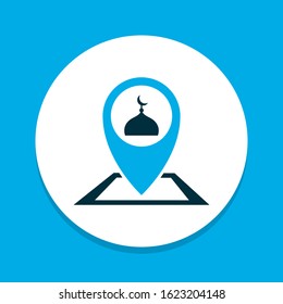 Place icon colored symbol. Premium quality isolated pinpoint element in trendy style.