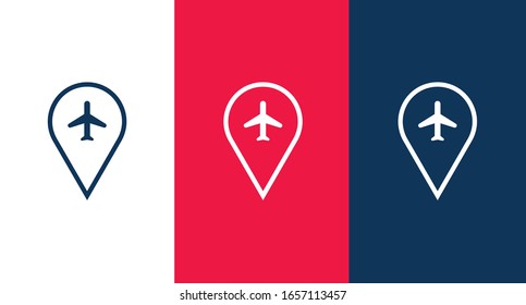 Place icon illustration isolated vector sign symbol