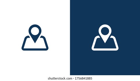 Place icon illustration isolated vector sign symbol
