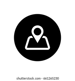 Place icon illustration isolated vector sign symbol