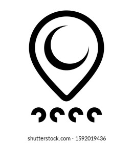 place icon isolated sign symbol vector illustration - high quality black style vector icons
