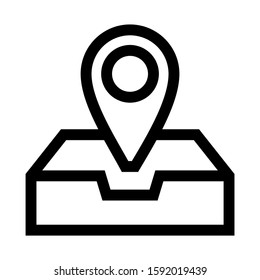 place icon isolated sign symbol vector illustration - high quality black style vector icons
