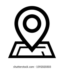 place icon isolated sign symbol vector illustration - high quality black style vector icons
