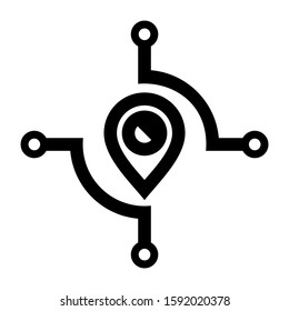 place icon isolated sign symbol vector illustration - high quality black style vector icons
