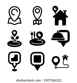 place icon isolated sign symbol vector illustration - high quality black style vector icons
