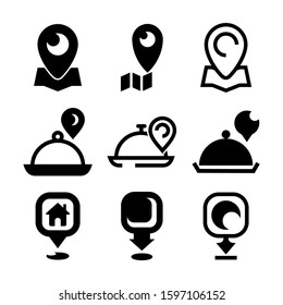 place icon isolated sign symbol vector illustration - high quality black style vector icons
