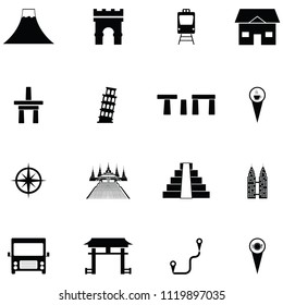 place icon set
