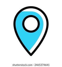Colocar Ilustración vectorial de iconos en estilo plano