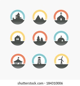 Place icons