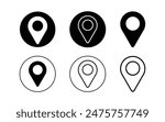 Place Location Icon vector illustration. Contact information