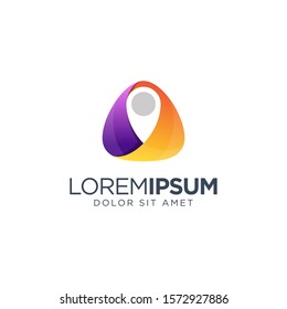 Place Logo Design vector illustration, colorful logo