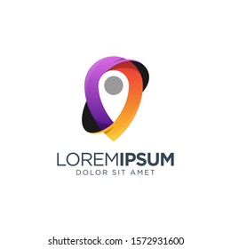 Place Logo Design vector illustration, colorful logo
