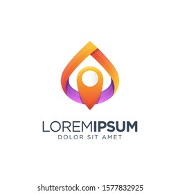 Place Logo Design vector illustration, colorful logo