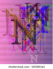 place and N, theoretical result around alphabet