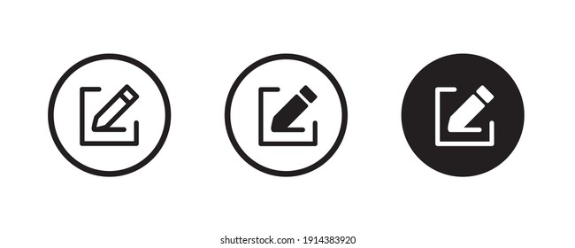 Place order, Edit icon, register, registration, Edit text icons button, vector, sign, symbol, logo, illustration, editable stroke, flat design style isolated on white linear pictogram