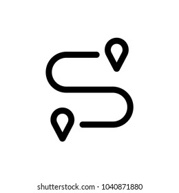 place outline icon illustration isolated vector sign symbol