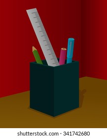 A place to store stationery
