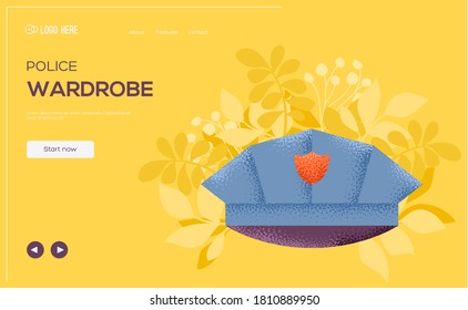 Lugar para texto, lugar para copiar. Volante de concepto de tope, banner web, encabezado ui, entrar en el sitio. Ilustración de diseño página deslizante moderna. Textura del grano y efecto de ruido.