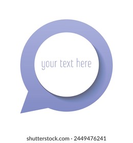 Place for text. decorative element, blank for design, monochrome ring frame, place for text