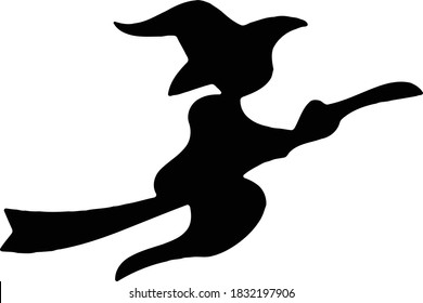 Place this label on all all your nefarious potions. This cut file design consists of a witch flying on her broom in to the spooky Halloween night. #clipart, #svg, #halloween, #monsters, halloweenpng
