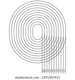 A place where people exercise or play sports race track lanes, track and field facilities are usually designed as multi-purpose facilitie. tracks with playing fields inside vector illustration design