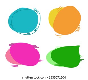 place of writing for colorful pamphlets