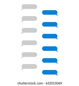 Place your own text in the message boxes