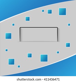 Place your text. Modern space background.