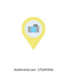 Placeholder, camera icon. Simple color vector elements of navigation icons for ui and ux, website or mobile application