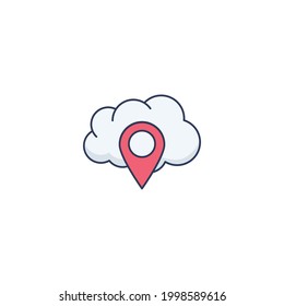 placeholder Flat Icon Isolated On White Background