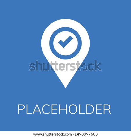  Placeholder icon. Editable  Placeholder icon for web or mobile.