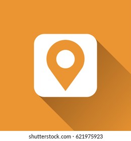 Placeholder icon with long shadow