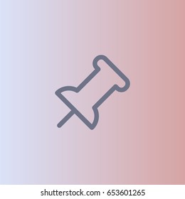 Placeholder icon. Map pin vector