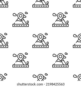 placeholder icon pattern. Seamless placeholder pattern on white background.