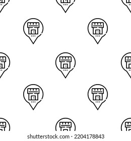 placeholder icon pattern. Seamless placeholder pattern on white background.