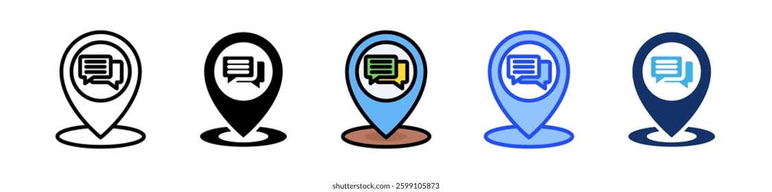 Placeholder Icon Set With Multiple Style Collection