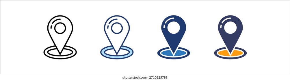Placeholder Icon Set Multiple Style Collection
